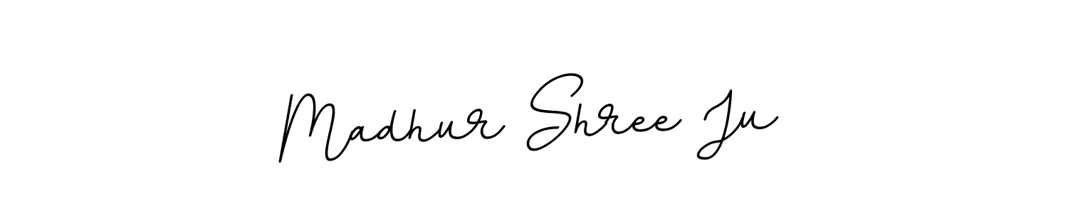 Madhur Shree Ju stylish signature style. Best Handwritten Sign (BallpointsItalic-DORy9) for my name. Handwritten Signature Collection Ideas for my name Madhur Shree Ju. Madhur Shree Ju signature style 11 images and pictures png