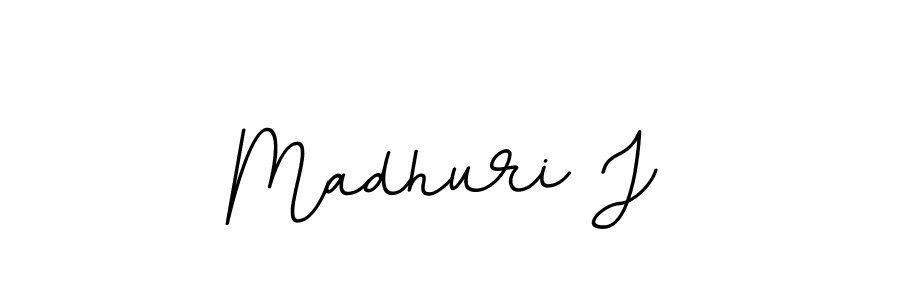 Create a beautiful signature design for name Madhuri J. With this signature (BallpointsItalic-DORy9) fonts, you can make a handwritten signature for free. Madhuri J signature style 11 images and pictures png