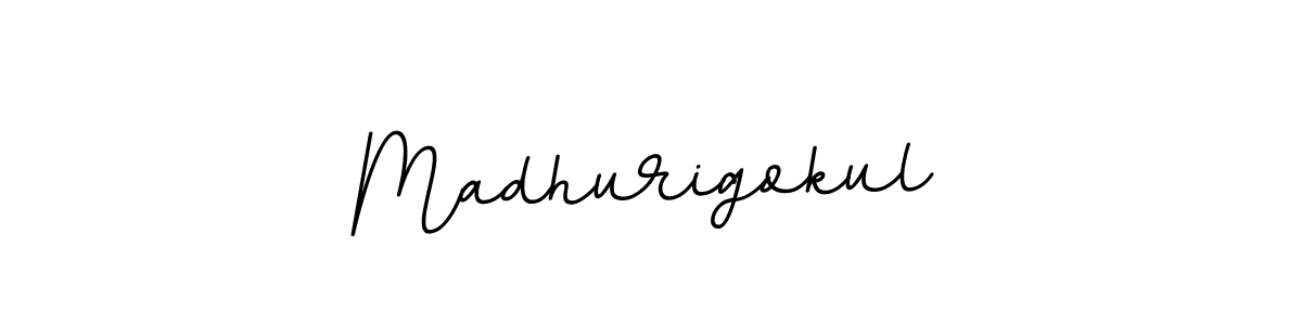 How to make Madhurigokul signature? BallpointsItalic-DORy9 is a professional autograph style. Create handwritten signature for Madhurigokul name. Madhurigokul signature style 11 images and pictures png