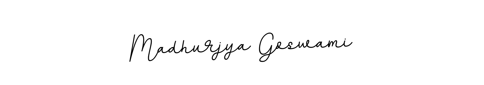 Create a beautiful signature design for name Madhurjya Goswami. With this signature (BallpointsItalic-DORy9) fonts, you can make a handwritten signature for free. Madhurjya Goswami signature style 11 images and pictures png