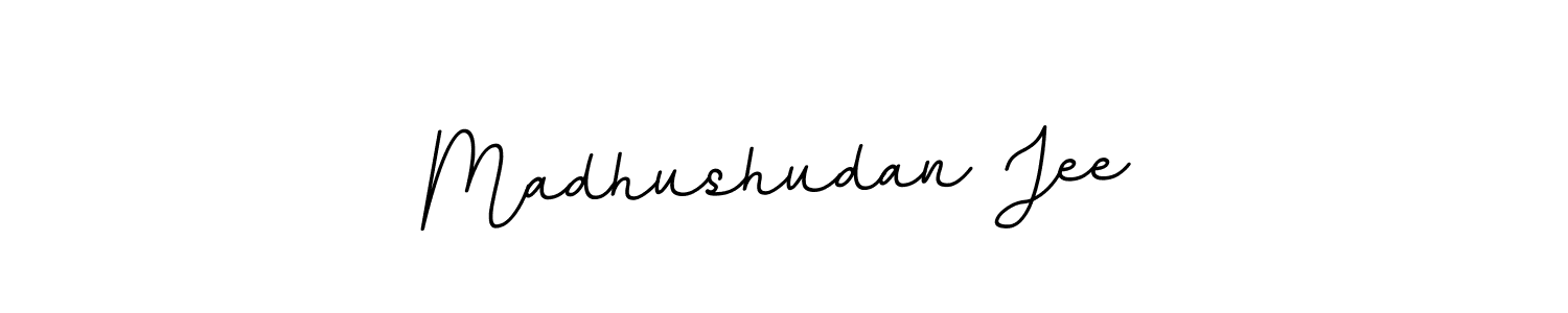 Madhushudan Jee stylish signature style. Best Handwritten Sign (BallpointsItalic-DORy9) for my name. Handwritten Signature Collection Ideas for my name Madhushudan Jee. Madhushudan Jee signature style 11 images and pictures png