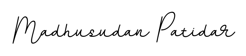 Make your name Madhusudan Patidar memorable on every contract using BallpointsItalic-DORy9 autograph style. Instant transparent background export available. Madhusudan Patidar signature style 11 images and pictures png