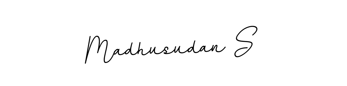 Also we have Madhusudan S name is the best signature style. Create professional handwritten signature collection using BallpointsItalic-DORy9 autograph style. Madhusudan S signature style 11 images and pictures png