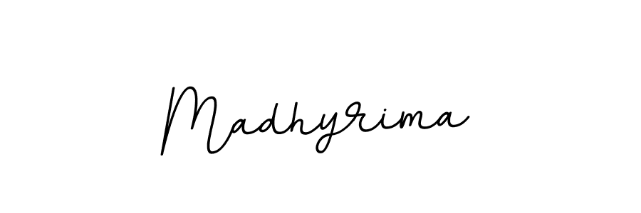 Madhyrima stylish signature style. Best Handwritten Sign (BallpointsItalic-DORy9) for my name. Handwritten Signature Collection Ideas for my name Madhyrima. Madhyrima signature style 11 images and pictures png