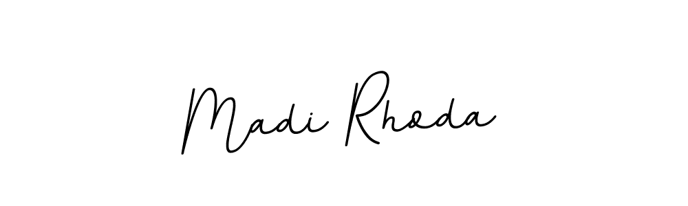 Madi Rhoda stylish signature style. Best Handwritten Sign (BallpointsItalic-DORy9) for my name. Handwritten Signature Collection Ideas for my name Madi Rhoda. Madi Rhoda signature style 11 images and pictures png