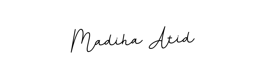 Madiha Atid stylish signature style. Best Handwritten Sign (BallpointsItalic-DORy9) for my name. Handwritten Signature Collection Ideas for my name Madiha Atid. Madiha Atid signature style 11 images and pictures png