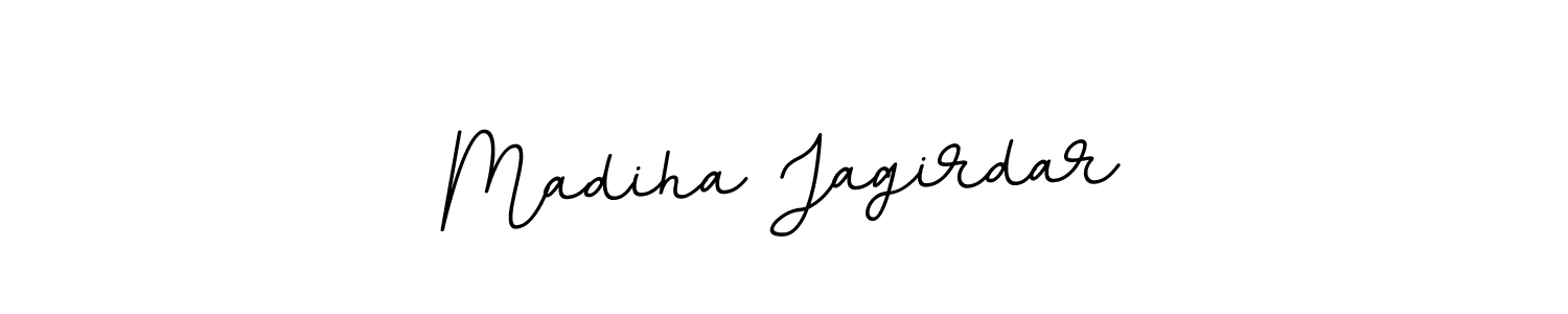 Design your own signature with our free online signature maker. With this signature software, you can create a handwritten (BallpointsItalic-DORy9) signature for name Madiha Jagirdar. Madiha Jagirdar signature style 11 images and pictures png