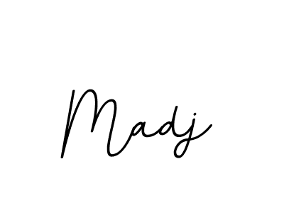 Make a beautiful signature design for name Madj. With this signature (BallpointsItalic-DORy9) style, you can create a handwritten signature for free. Madj signature style 11 images and pictures png