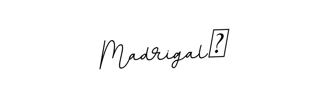 Madrigal❀ stylish signature style. Best Handwritten Sign (BallpointsItalic-DORy9) for my name. Handwritten Signature Collection Ideas for my name Madrigal❀. Madrigal❀ signature style 11 images and pictures png