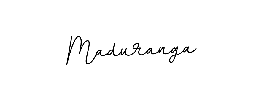 Make a beautiful signature design for name Maduranga. With this signature (BallpointsItalic-DORy9) style, you can create a handwritten signature for free. Maduranga signature style 11 images and pictures png