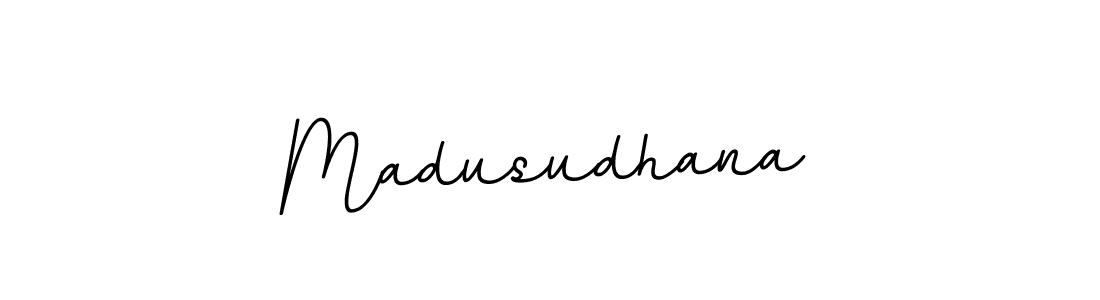 Create a beautiful signature design for name Madusudhana. With this signature (BallpointsItalic-DORy9) fonts, you can make a handwritten signature for free. Madusudhana signature style 11 images and pictures png