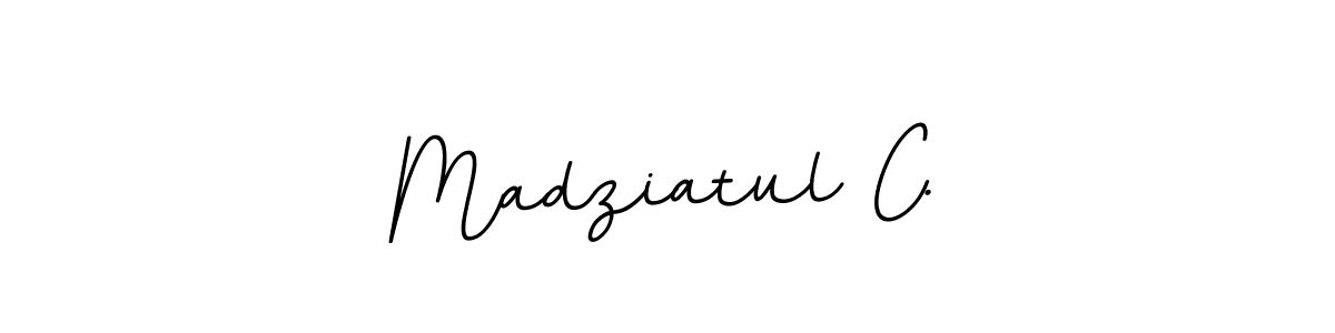 Also You can easily find your signature by using the search form. We will create Madziatul C. name handwritten signature images for you free of cost using BallpointsItalic-DORy9 sign style. Madziatul C. signature style 11 images and pictures png