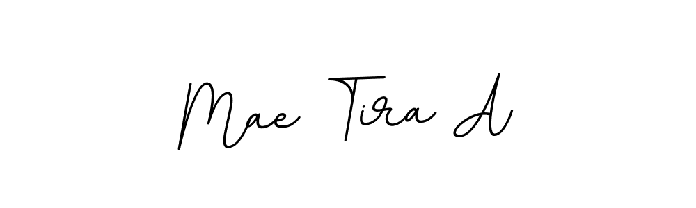 Design your own signature with our free online signature maker. With this signature software, you can create a handwritten (BallpointsItalic-DORy9) signature for name Mae Tira A. Mae Tira A signature style 11 images and pictures png