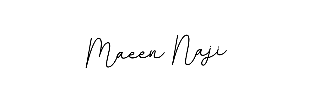 The best way (BallpointsItalic-DORy9) to make a short signature is to pick only two or three words in your name. The name Maeen Naji include a total of six letters. For converting this name. Maeen Naji signature style 11 images and pictures png