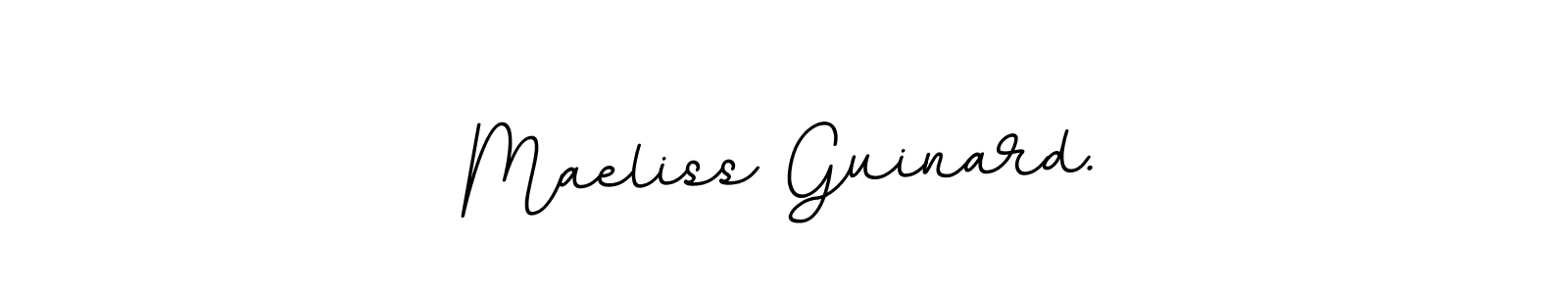 if you are searching for the best signature style for your name Maeliss Guinard.. so please give up your signature search. here we have designed multiple signature styles  using BallpointsItalic-DORy9. Maeliss Guinard. signature style 11 images and pictures png