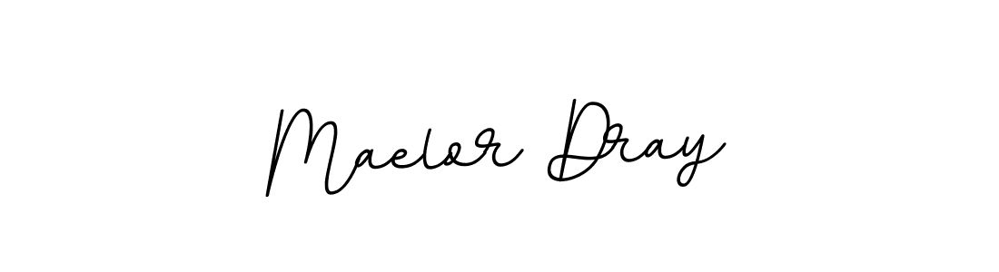 How to make Maelor Dray name signature. Use BallpointsItalic-DORy9 style for creating short signs online. This is the latest handwritten sign. Maelor Dray signature style 11 images and pictures png
