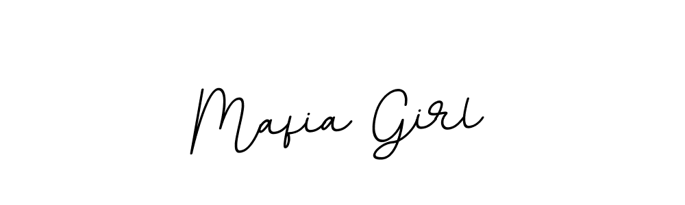 How to make Mafia Girl name signature. Use BallpointsItalic-DORy9 style for creating short signs online. This is the latest handwritten sign. Mafia Girl signature style 11 images and pictures png
