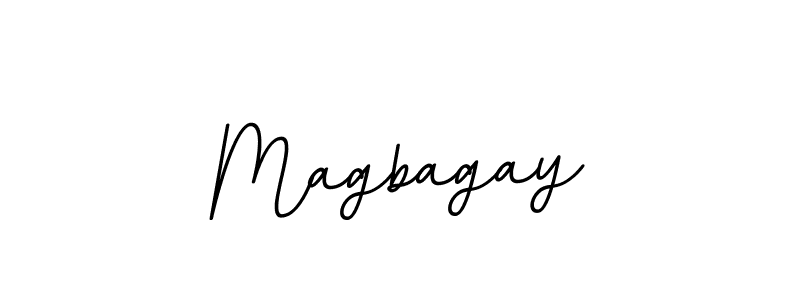 Make a beautiful signature design for name Magbagay. With this signature (BallpointsItalic-DORy9) style, you can create a handwritten signature for free. Magbagay signature style 11 images and pictures png