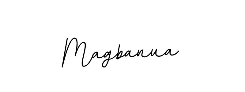 How to make Magbanua name signature. Use BallpointsItalic-DORy9 style for creating short signs online. This is the latest handwritten sign. Magbanua signature style 11 images and pictures png