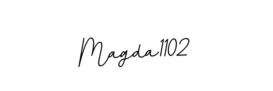 How to make Magda1102 name signature. Use BallpointsItalic-DORy9 style for creating short signs online. This is the latest handwritten sign. Magda1102 signature style 11 images and pictures png