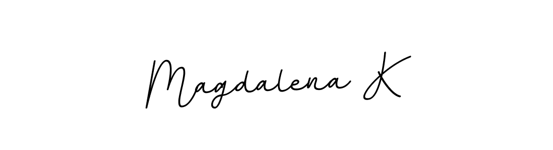 if you are searching for the best signature style for your name Magdalena K. so please give up your signature search. here we have designed multiple signature styles  using BallpointsItalic-DORy9. Magdalena K signature style 11 images and pictures png