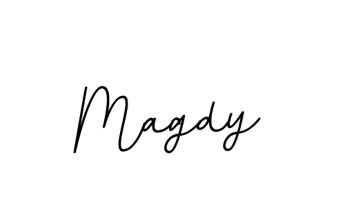 The best way (BallpointsItalic-DORy9) to make a short signature is to pick only two or three words in your name. The name Magdy include a total of six letters. For converting this name. Magdy signature style 11 images and pictures png