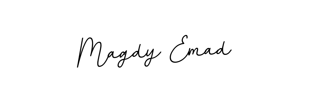 You can use this online signature creator to create a handwritten signature for the name Magdy Emad. This is the best online autograph maker. Magdy Emad signature style 11 images and pictures png
