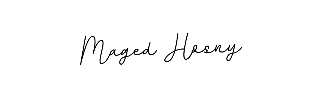 How to make Maged Hosny signature? BallpointsItalic-DORy9 is a professional autograph style. Create handwritten signature for Maged Hosny name. Maged Hosny signature style 11 images and pictures png