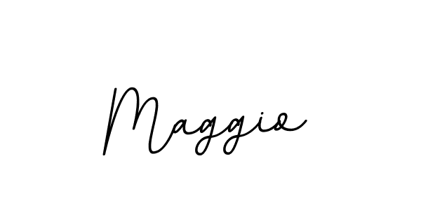 How to make Maggio name signature. Use BallpointsItalic-DORy9 style for creating short signs online. This is the latest handwritten sign. Maggio signature style 11 images and pictures png