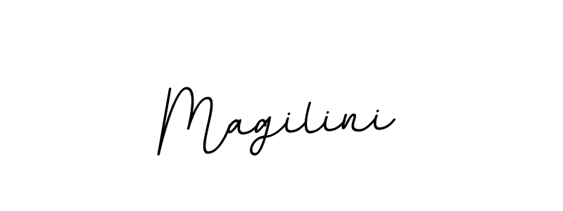 BallpointsItalic-DORy9 is a professional signature style that is perfect for those who want to add a touch of class to their signature. It is also a great choice for those who want to make their signature more unique. Get Magilini name to fancy signature for free. Magilini signature style 11 images and pictures png