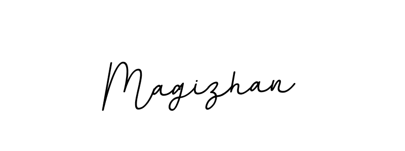 Magizhan stylish signature style. Best Handwritten Sign (BallpointsItalic-DORy9) for my name. Handwritten Signature Collection Ideas for my name Magizhan. Magizhan signature style 11 images and pictures png