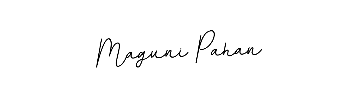 Make a beautiful signature design for name Maguni Pahan. With this signature (BallpointsItalic-DORy9) style, you can create a handwritten signature for free. Maguni Pahan signature style 11 images and pictures png