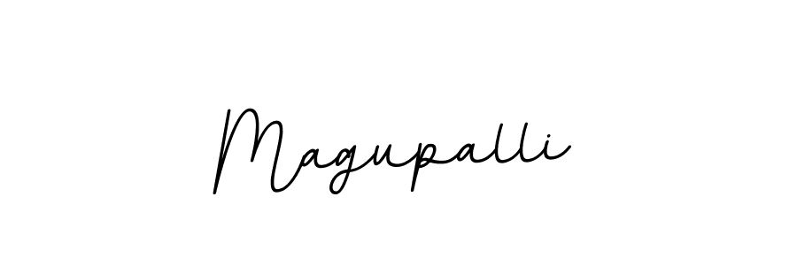 Make a beautiful signature design for name Magupalli. With this signature (BallpointsItalic-DORy9) style, you can create a handwritten signature for free. Magupalli signature style 11 images and pictures png