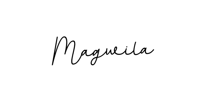 How to make Magwila signature? BallpointsItalic-DORy9 is a professional autograph style. Create handwritten signature for Magwila name. Magwila signature style 11 images and pictures png