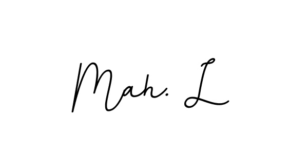 Similarly BallpointsItalic-DORy9 is the best handwritten signature design. Signature creator online .You can use it as an online autograph creator for name Mah. L. Mah. L signature style 11 images and pictures png