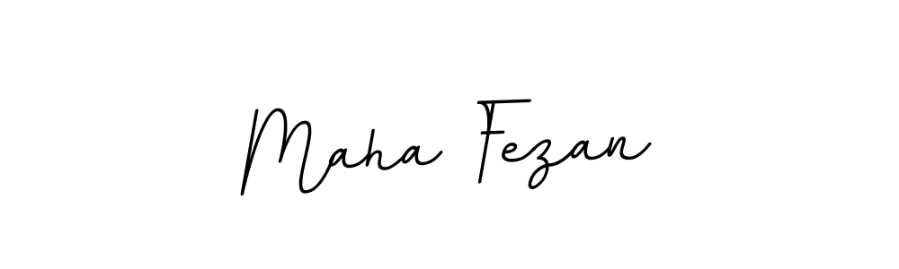 Design your own signature with our free online signature maker. With this signature software, you can create a handwritten (BallpointsItalic-DORy9) signature for name Maha Fezan. Maha Fezan signature style 11 images and pictures png