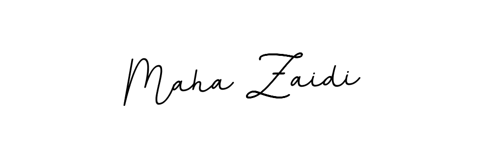 You should practise on your own different ways (BallpointsItalic-DORy9) to write your name (Maha Zaidi) in signature. don't let someone else do it for you. Maha Zaidi signature style 11 images and pictures png