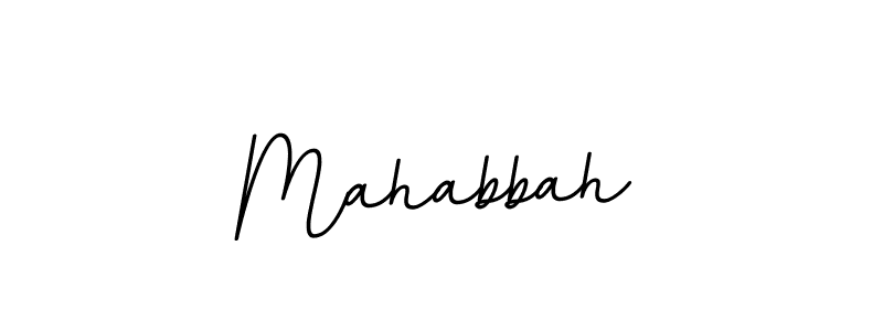 Mahabbah stylish signature style. Best Handwritten Sign (BallpointsItalic-DORy9) for my name. Handwritten Signature Collection Ideas for my name Mahabbah. Mahabbah signature style 11 images and pictures png