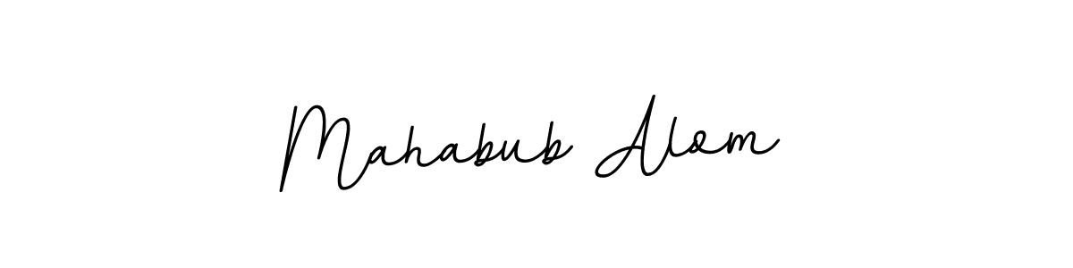 This is the best signature style for the Mahabub Alom name. Also you like these signature font (BallpointsItalic-DORy9). Mix name signature. Mahabub Alom signature style 11 images and pictures png