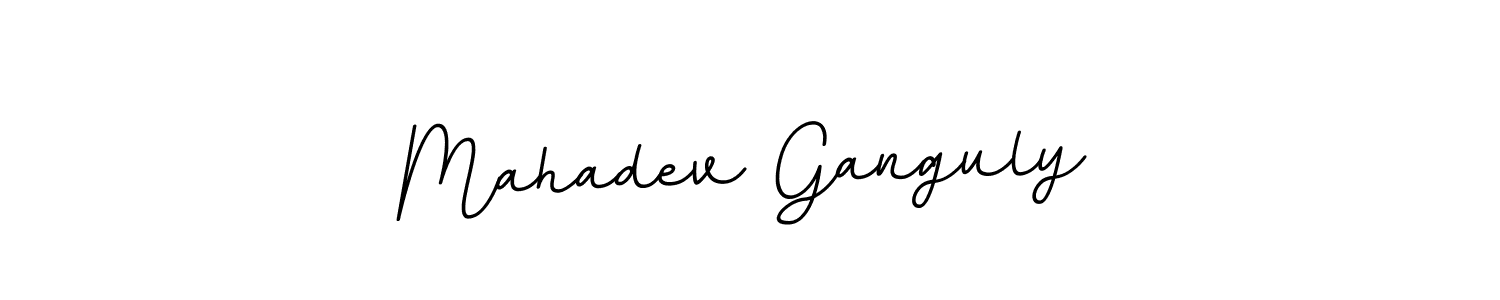 Make a beautiful signature design for name Mahadev Ganguly. With this signature (BallpointsItalic-DORy9) style, you can create a handwritten signature for free. Mahadev Ganguly signature style 11 images and pictures png