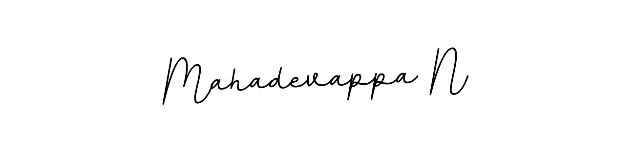Make a beautiful signature design for name Mahadevappa N. With this signature (BallpointsItalic-DORy9) style, you can create a handwritten signature for free. Mahadevappa N signature style 11 images and pictures png