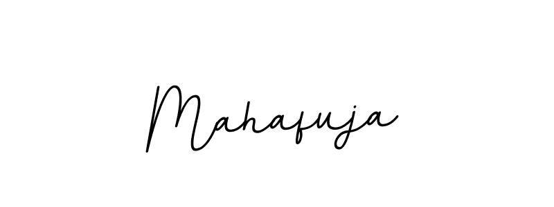 Use a signature maker to create a handwritten signature online. With this signature software, you can design (BallpointsItalic-DORy9) your own signature for name Mahafuja. Mahafuja signature style 11 images and pictures png