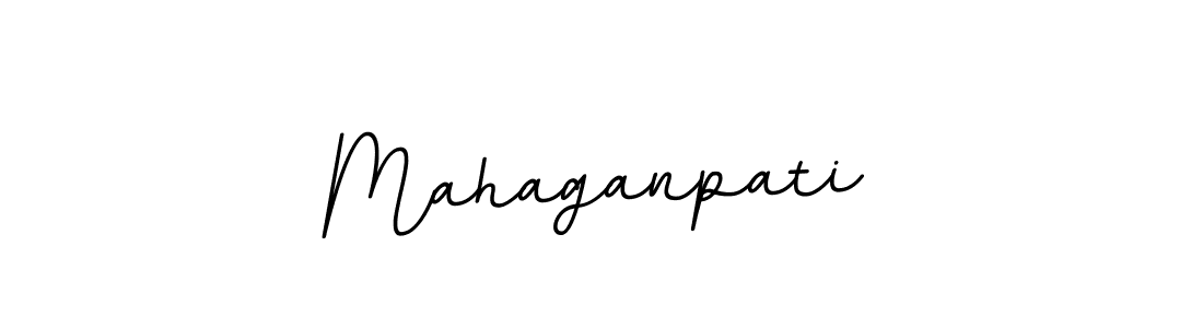 Create a beautiful signature design for name Mahaganpati. With this signature (BallpointsItalic-DORy9) fonts, you can make a handwritten signature for free. Mahaganpati signature style 11 images and pictures png