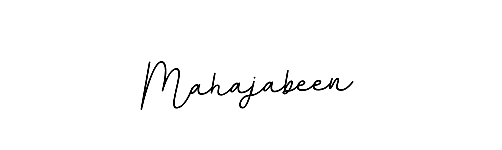 Create a beautiful signature design for name Mahajabeen. With this signature (BallpointsItalic-DORy9) fonts, you can make a handwritten signature for free. Mahajabeen signature style 11 images and pictures png