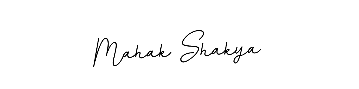 How to make Mahak Shakya name signature. Use BallpointsItalic-DORy9 style for creating short signs online. This is the latest handwritten sign. Mahak Shakya signature style 11 images and pictures png