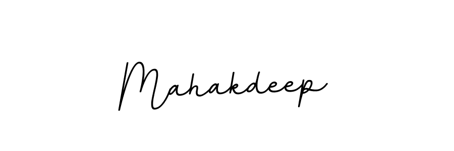 How to make Mahakdeep name signature. Use BallpointsItalic-DORy9 style for creating short signs online. This is the latest handwritten sign. Mahakdeep signature style 11 images and pictures png