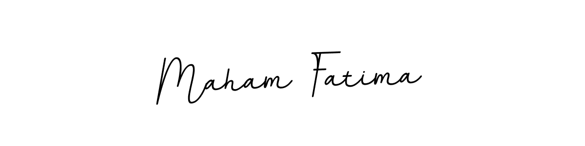 Make a beautiful signature design for name Maham Fatima. Use this online signature maker to create a handwritten signature for free. Maham Fatima signature style 11 images and pictures png