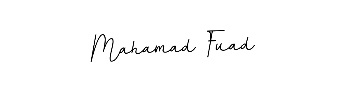 The best way (BallpointsItalic-DORy9) to make a short signature is to pick only two or three words in your name. The name Mahamad Fuad include a total of six letters. For converting this name. Mahamad Fuad signature style 11 images and pictures png