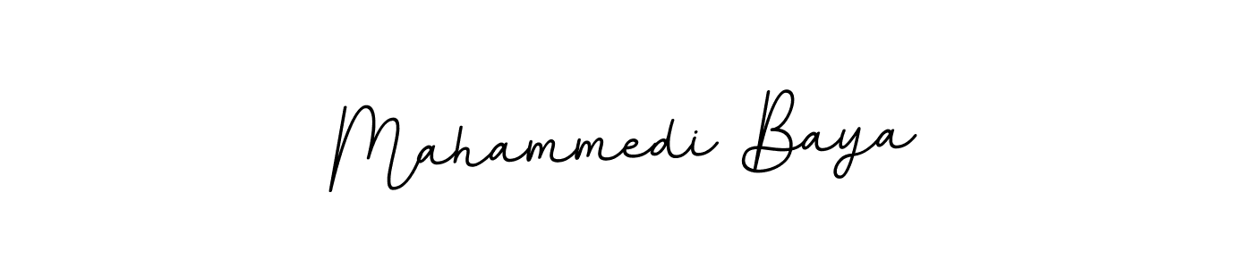 Make a beautiful signature design for name Mahammedi Baya. With this signature (BallpointsItalic-DORy9) style, you can create a handwritten signature for free. Mahammedi Baya signature style 11 images and pictures png