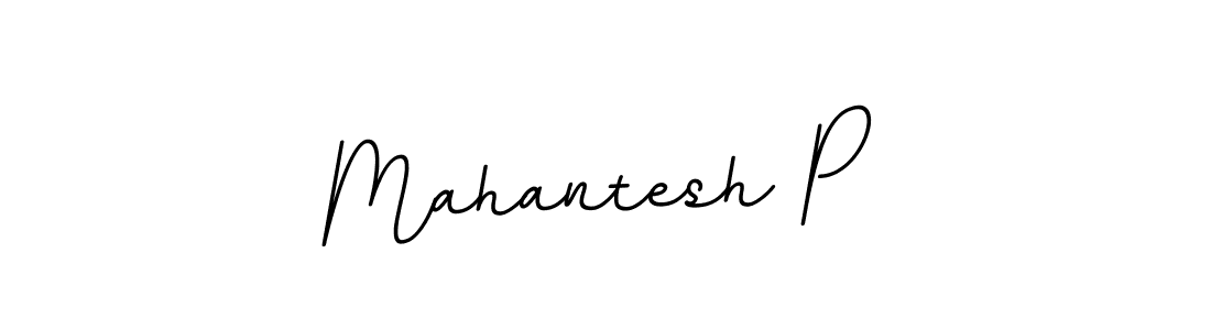 Use a signature maker to create a handwritten signature online. With this signature software, you can design (BallpointsItalic-DORy9) your own signature for name Mahantesh P. Mahantesh P signature style 11 images and pictures png